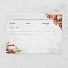 WassailBasicレシピカード エンクロージャーカード