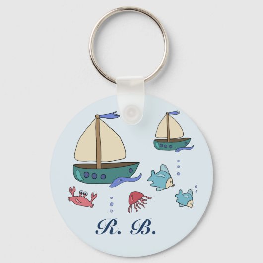 Wasserbild personalisiert キーホルダー (正面)