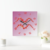 Wassermann 21. 1月ビス18. 2月Uhr スクエア壁時計 (ホーム)