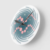 Wassermann 21. 1月ビス18. 2月Uhr ラウンド壁時計 (傾斜)