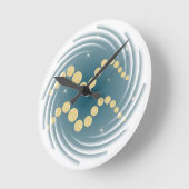 Wassermann 21. 1月ビス18. 2月Uhr ラウンド壁時計 (傾斜)