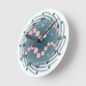 Wassermann 21. 1月ビス18. 2月Uhr ラウンド壁時計 (傾斜)