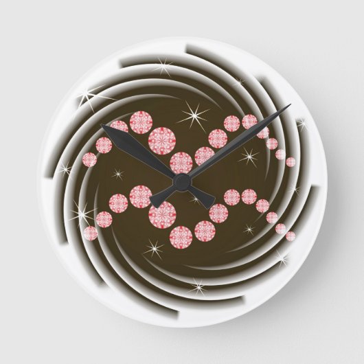 Wassermann 21. 1月ビス18. 2月Uhr ラウンド壁時計 (正面)