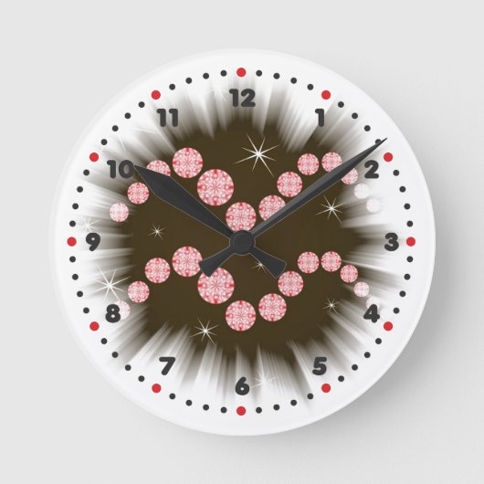 Wassermann 21. 1月ビス18. 2月Uhr ラウンド壁時計 (正面)