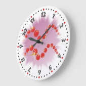 Wassermann 21. 1月ビス18. 2月Uhr ラージ壁時計 (傾斜)