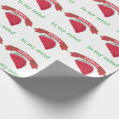 Wassermelone liebe in sommer  ラッピングペーパー (角)