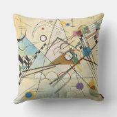 WassilyのKandinsky構成VIII クッション (裏面)