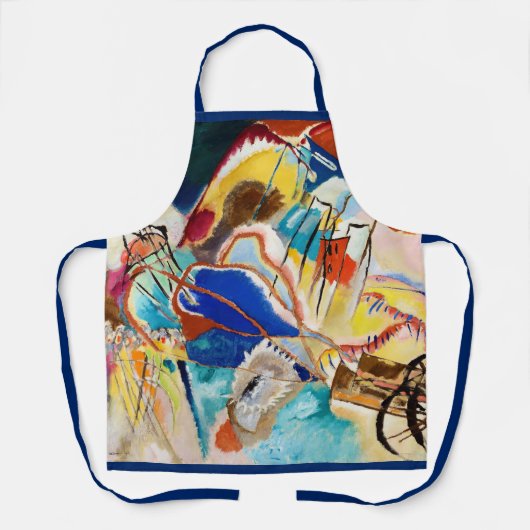 Wassily Kandinskyによる即興30(大砲) エプロン (正面)