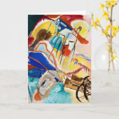 Wassily Kandinskyによる即興30（大砲） カード (黄色い花)