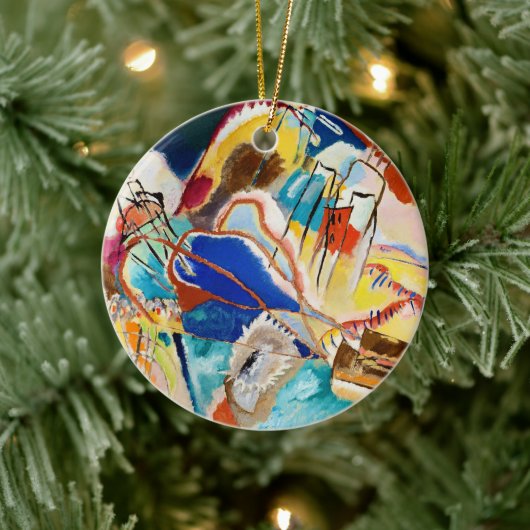 Wassily Kandinskyによる即興30(大砲) セラミックオーナメント (ツリー)