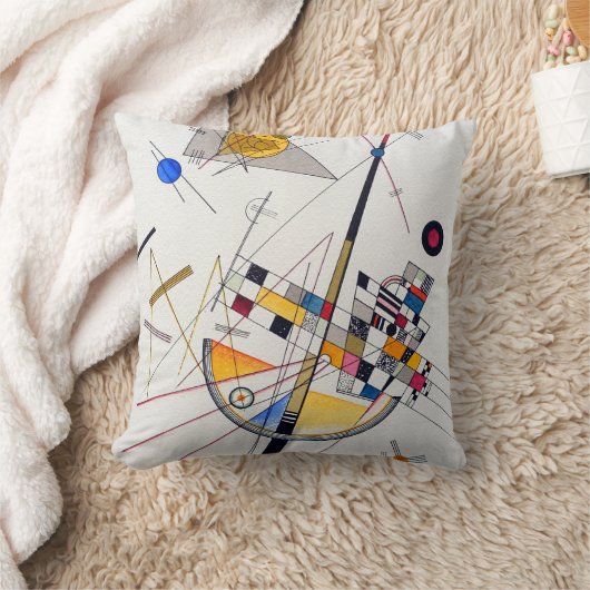 Wassily Kandinskyの敏感な張力 クッション (ブランケット)