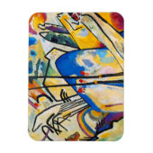 Wassily Kandinskyの構成4 -抽象美術 マグネット (縦)