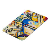 Wassily Kandinskyの構成4 -抽象美術 マグネット (左側)