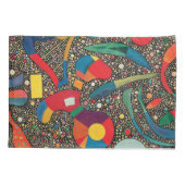 Wassily Kandinskyカラフルによるアンサンブル 枕カバー (裏面)