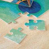 Wassily Kandinsky著カラフルな三角形 ジグソーパズル (側面)