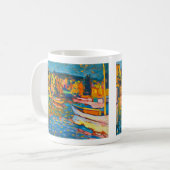 Wassily Kandinsky著ボートとの秋の景色 コーヒーマグカップ (正面左)