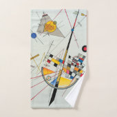 Wassily Kandinsky著敏感な張力 バスタオルセット (ハンドタオル)