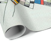 Wassily Kandinsky著敏感な張力 ラッピングペーパー (ロールコーナー)