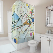 Wassily Kandinsky著構成VIII シャワーカーテン (インサイチュ)
