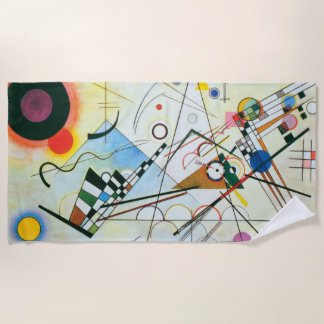 Wassily Kandinsky著構成VIII ビーチタオル