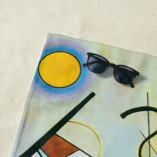 Wassily Kandinsky著構成VIII ビーチタオル (インサイチュ)