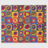 Wassily Kandinsky著色の勉強 ラッピングペーパー (フラット)