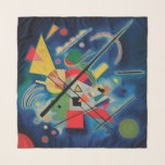 Wassily Kandinsky著青い絵画 スカーフ<br><div class="desc">より興味深いデザインおよびより多くの色の上等の=> zazzle.com/colorfulworld*のための私の店を訪問して下さい</div>