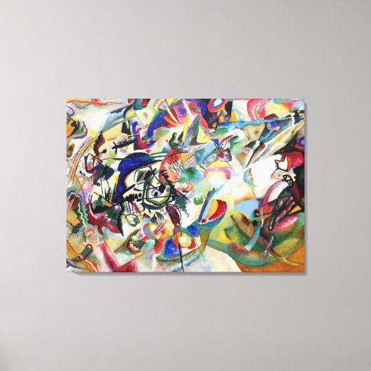 WASSILY KANDINSKY – コンポジションVII 1913 キャンバスプリント (正面)