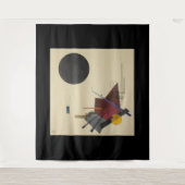 Wassily Kandinsky、ブラック人間関係, 1924 タペストリー (正面)