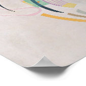 WASSILY KANDINSKY – 優勢曲線 ポスター (角)