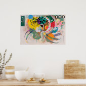 WASSILY KANDINSKY – 優勢曲線 ポスター (キッチン)