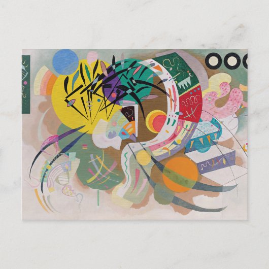 WASSILY KANDINSKY – 優勢曲線 ポストカード (正面)