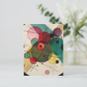 Wassily Kandinsky – 円の円 ポストカード (スタンド正面)