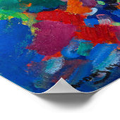 Wassily Kandinsky：即興Vの勉強 ポスター (角)