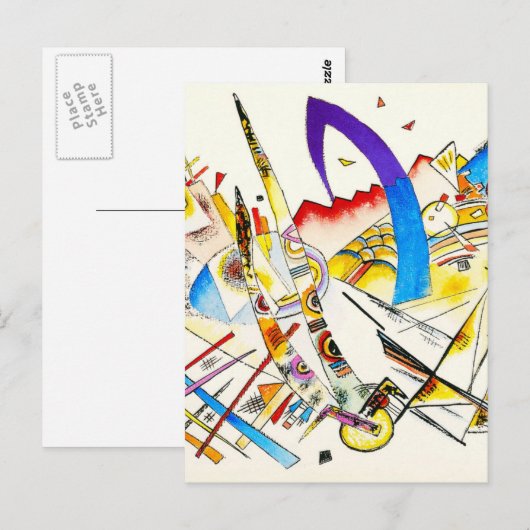 Wassily Kandinsky – 無題 ポストカード (正面/裏面)