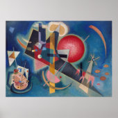 WASSILY KANDINSKY – 青 ポスター (正面)