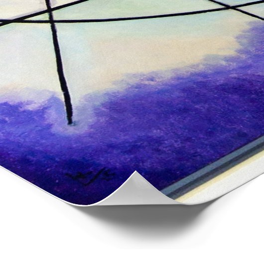 Wassily Kandinsky：黄色 – 赤 – 青 ポスター (角)