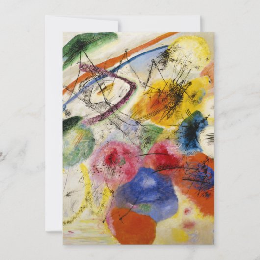 Wassily Kandinsky – 黒線 招待状 (正面)