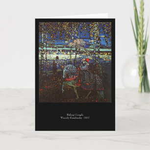 Wassily Kandinsky 1907年著乗馬のカップル カード