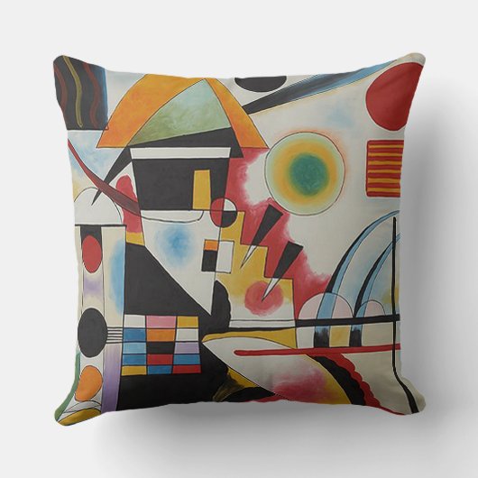 Wassily Kandinsky-Balancement クッション (裏面)