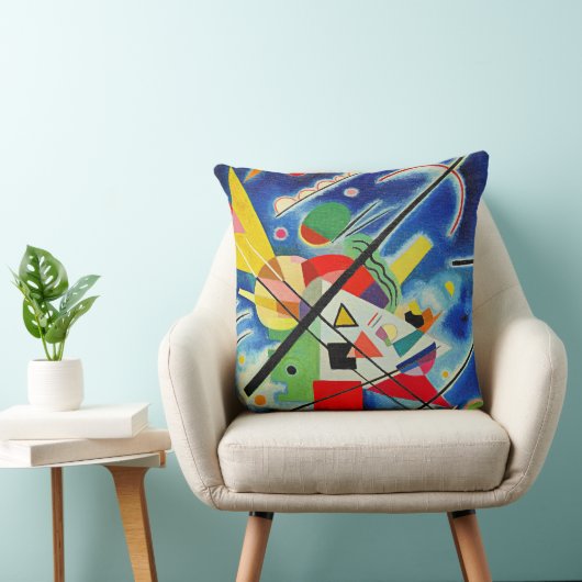 Wassily Kandinsky - Blue Painting, クッション (椅子)