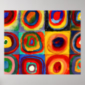 Wassily Kandinsky circles ポスター (正面)