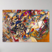 Wassily Kandinsky - Composition 7 Abstract Art ポスター (正面)