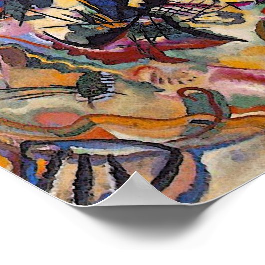 Wassily Kandinsky - Composition 7 Abstract Art ポスター (角)