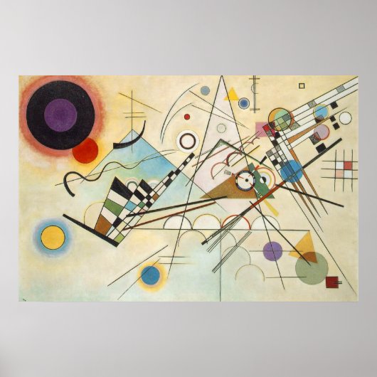 Wassily Kandinsky-Composition IV 1911-Abstract ポスター (正面)