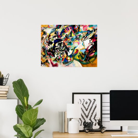 Wassily Kandinsky: Composition VII ポスター (ホームオフィス)