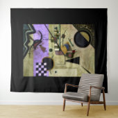 Wassily Kandinsky, Contrast Sounds, 1924 タペストリー (インサイチュ(横))