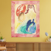 Wassily Kandinsky - Design for the cover of the al キャンバスプリント (インサイチュ (リビング))