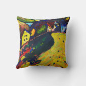 Wassily Kandinsky Houses at Murnau表現主義 クッション (裏面)