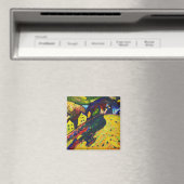 Wassily Kandinsky Houses at Murnau表現主義 マグネット (インサイチュ (食洗機))